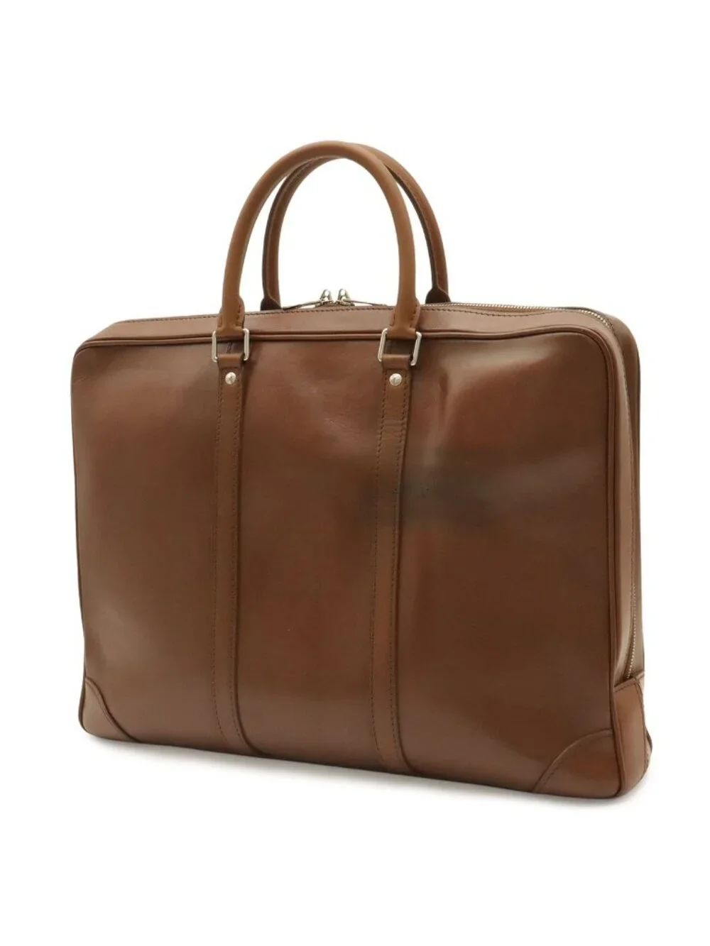 Louis Vuitton Nomad Pdv Porte Documents Voyage Business Briefcase Leather Taba